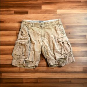 Vintage 1998 Polo Ralph Lauren Distressed Cargo Shorts